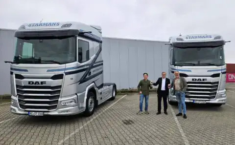 Afgeleverde truck DAF XG 480 FT voor Starmans GmbH