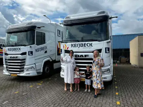 Afgeleverde truck DAF XG 450 FA voor Keijbeck Opleidingen