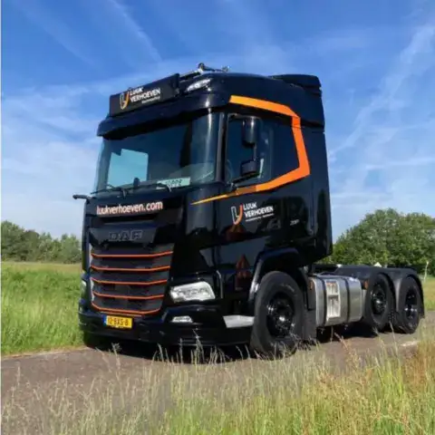 Afgeleverde truck DAF XF 480 FTG voor Handelsonderneming Luuk Verhoeven B.V.