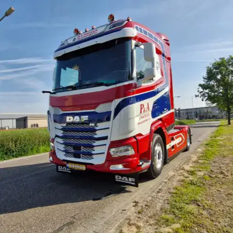 Afgeleverde truck DAF XG 480 FT voor P&A Fonteijn Transport B.V.