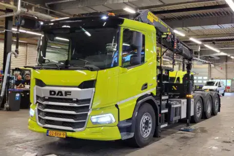 Afgeleverde truck DAF XD 410 FAQ voor RD4