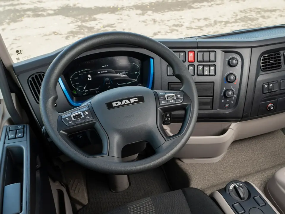 DAF XB Electric Digitaal 12-inch display