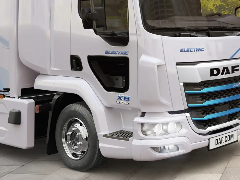 DAF XB Electric Uitstekend direct zicht