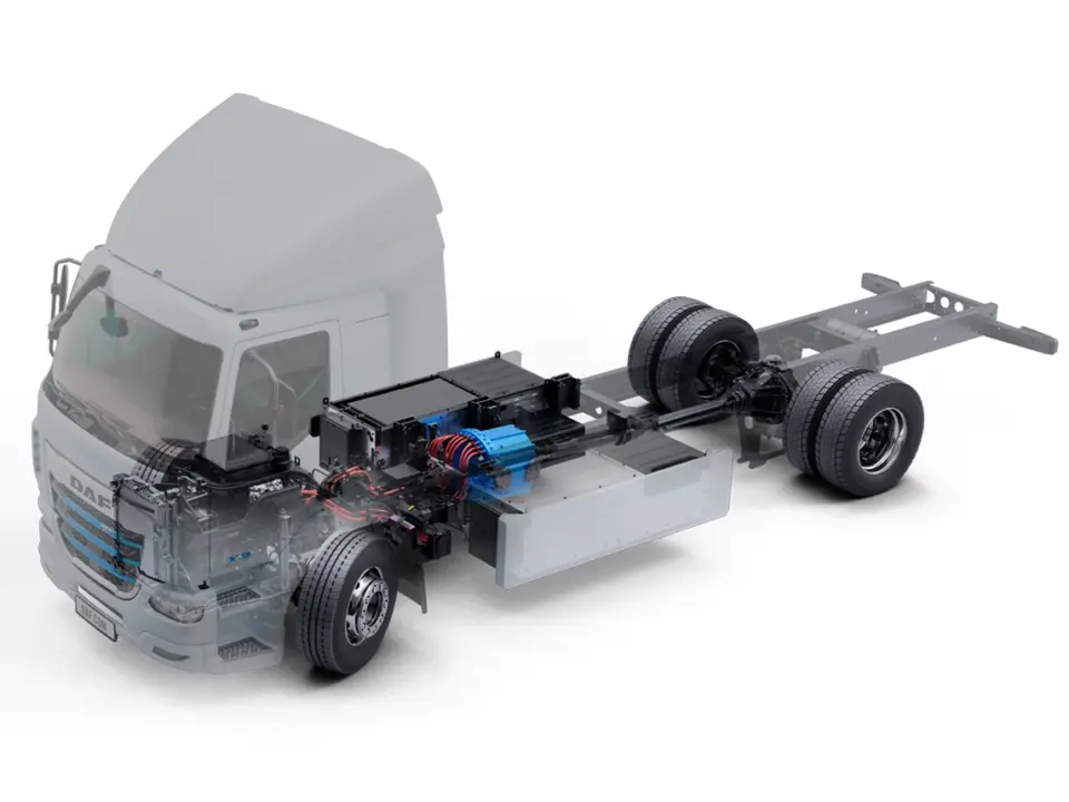 DAF XB Electric Efficiënte E-motor