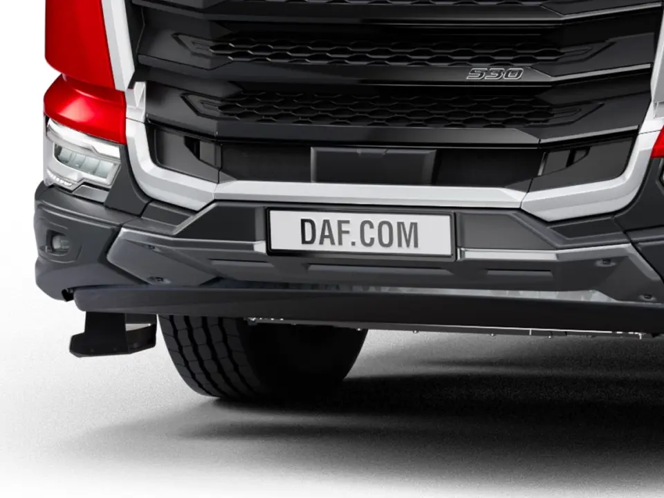 DAF XBC, XDC en XFC Drie-delige stalen bumper