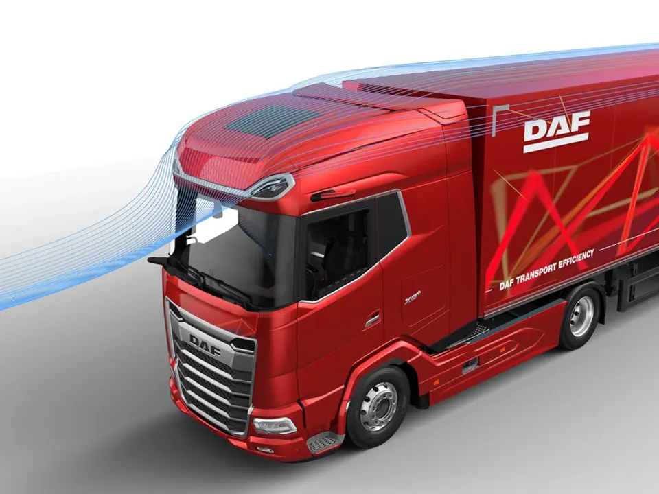DAF XF Aerodynamisch ontwerp