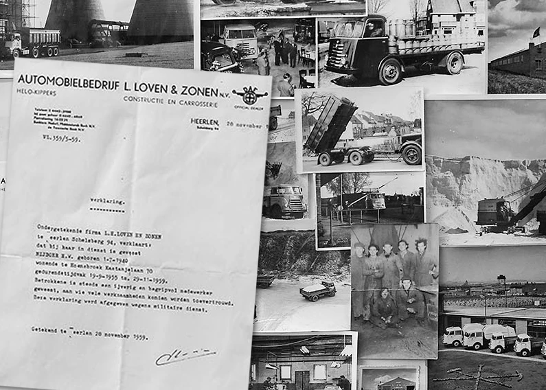 LOVEN 75 Jahre alte Fotos und Dokumente